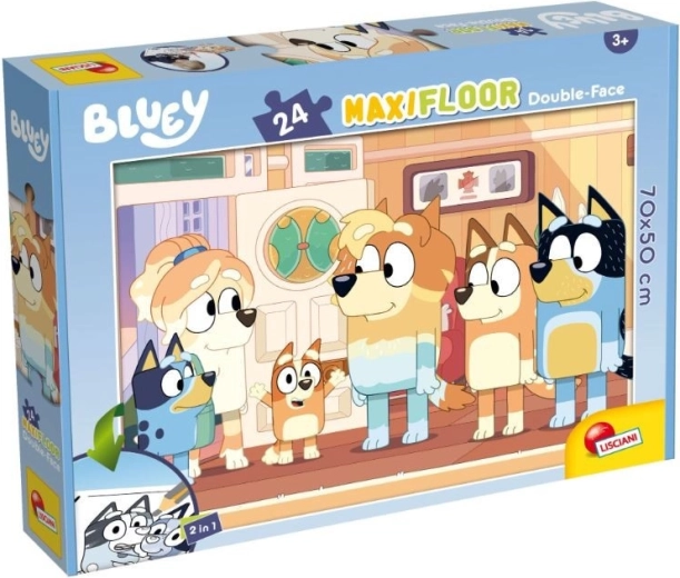 Puzzle recto-verso 24 pièces maxi Bluey