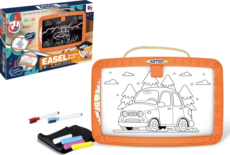 Chevalet de dessin magnétique double face