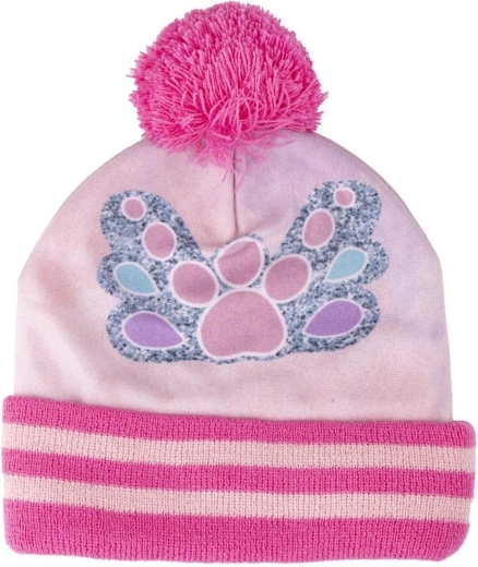 Bonnet tricoté chaud avec pompon