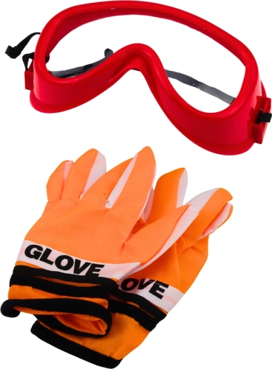 Lunettes de protection et gants pour un jeu en toute sécurité