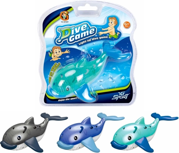 Baleine de plongée Sparkys avec lumière (3 modèles)