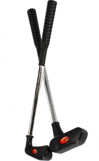 Deux clubs de golf pour enfants pour un putting facile