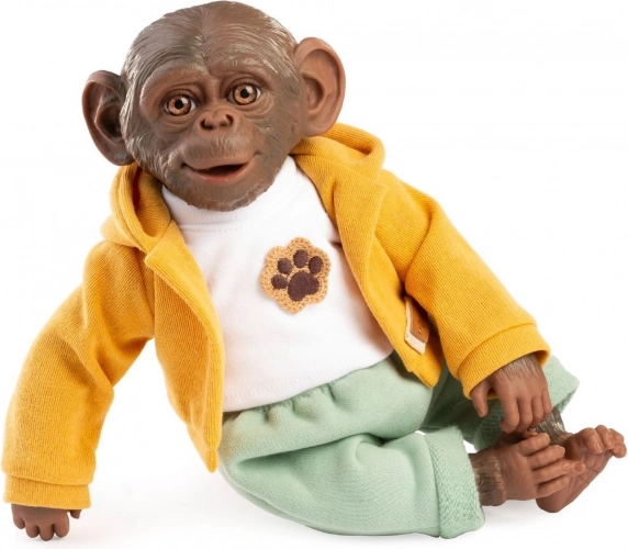 Bébé singe réaliste avec corps doux – 32 cm