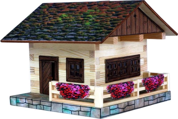 Walachia maquette de construction en bois à coller Chalet alpin