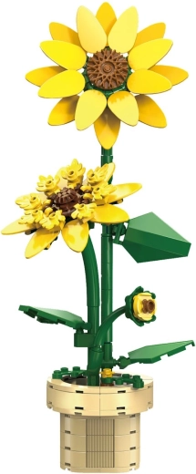 CaDA Tournesol en briques à l'échelle 1:4