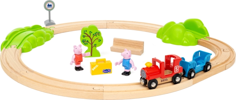 Circuit de train BRIO World Peppa Pig