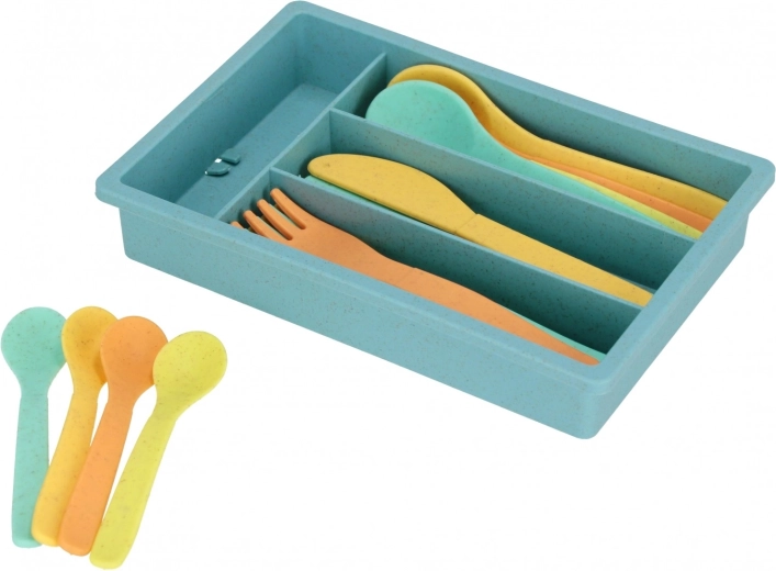 Couverts colorés et légers pour petites mains