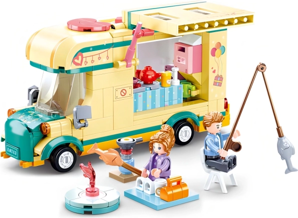 Sluban camping-car Happy Diary jeu de construction