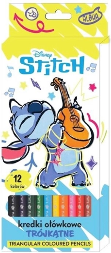 Crayons de couleur Lilo et Stitch – 12 pcs