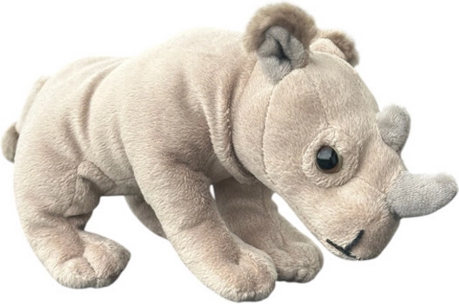 Rhinocéros en peluche 19 cm