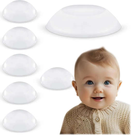 Protecteurs muraux et de mobilier en silicone, lot de 6