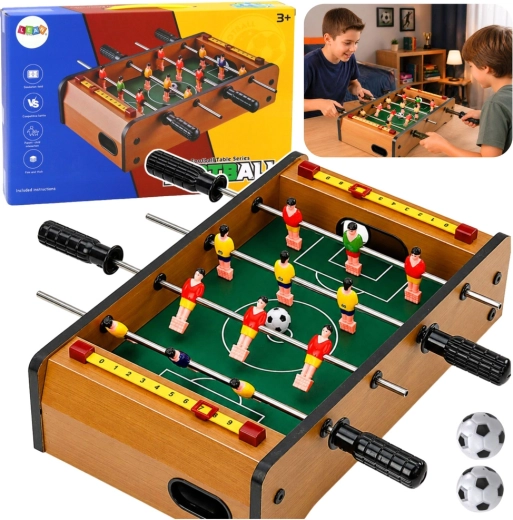 Baby-foot de table mini en bois