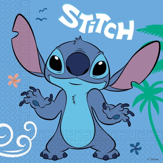 Serviettes en papier Disney Stitch Stitch & Angel 33 x 33 cm (20 pcs)