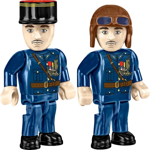 Minifigurine de pilote avec accessoires