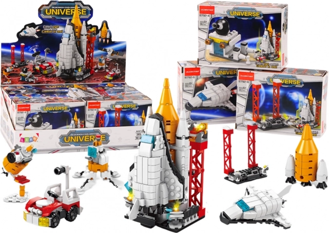 Blocs de construction Cosmos Véhicule spatial Fusée MIX