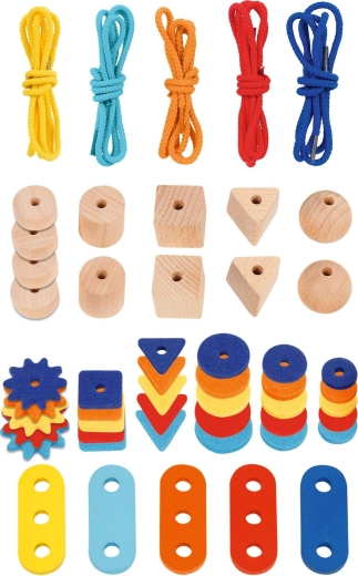 Assemblage créatif des couleurs et des formes
