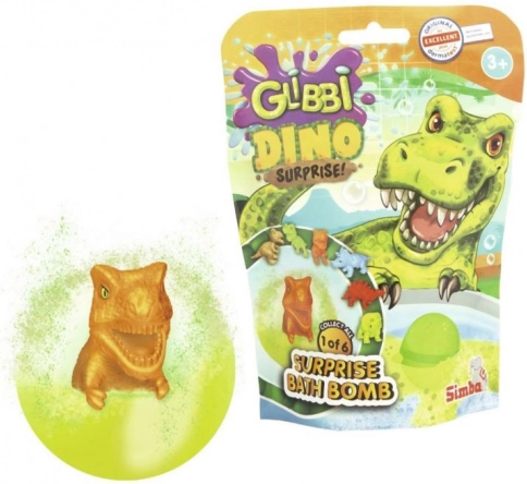 Glibbi Dino Surprise bombe de bain pétillante avec surprise