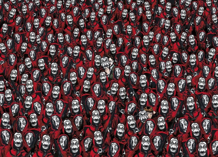 Puzzle Clementoni Impossible Netflix La Casa de Papel 1000 pièces