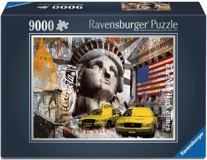 Puzzle Ravensburger Métropole New York 9000 pièces