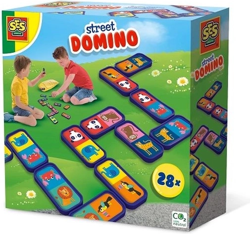 Domino d’extérieur SES avec animaux (28 pièces)