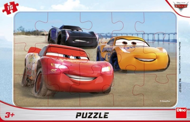 Puzzle Cars 3 : Éclair avec contour 25 pièces