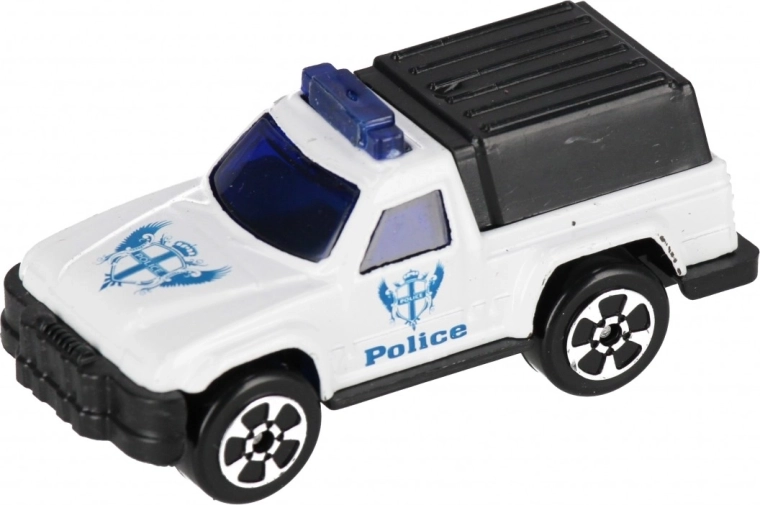 Petite voiture de police incluse dans le set