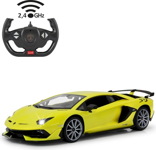 Voiture RC Jamara Lamborghini Aventador SVJ 1:14 jaune 2,4 GHz