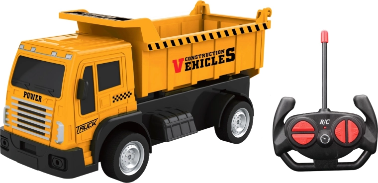 Camion-benne de chantier RC radiocommandé, 19 cm