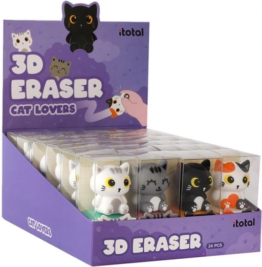 Set d'élastiques en forme de chat 3D