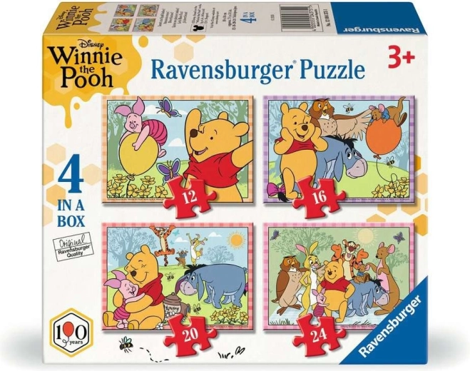 Puzzle Ravensburger Winnie l’Ourson 4 en 1 (12, 16, 20, 24 pièces)