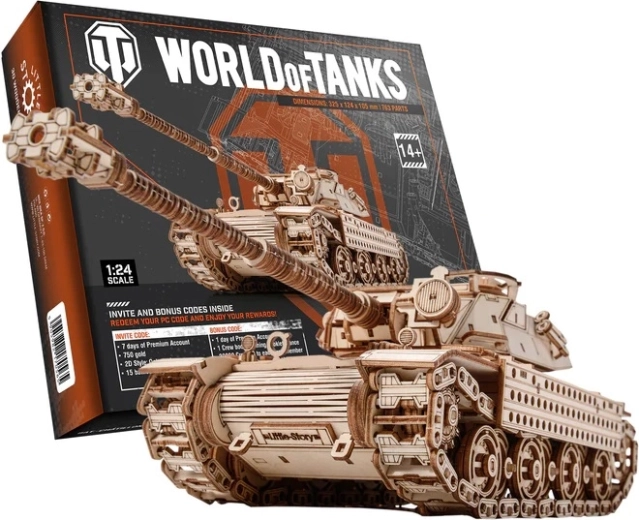 Puzzle 3D en bois World of Tanks Bat.-Chatillon Bourrasque