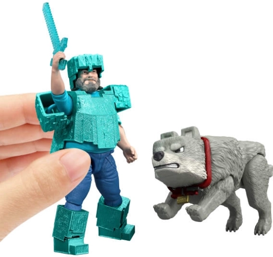 Deux personnages emblématiques de Minecraft