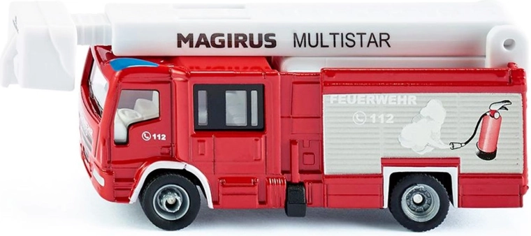 Siku camion de pompiers MAGIRUS avec échelle télescopique extensible