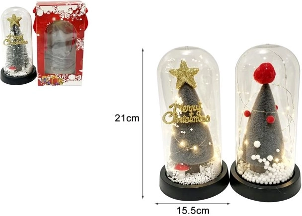 Décoration de Noël en forme de sapin avec lumière