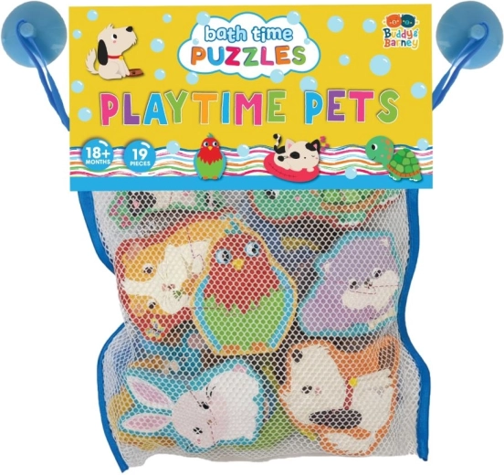 Buddy & Barney – stickers puzzle en mousse pour le bain (animaux)