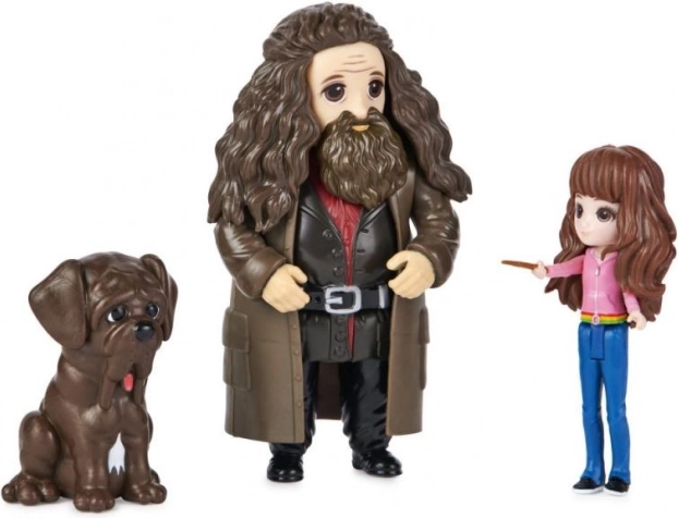 Figurines articulées et baguette pour les sorts