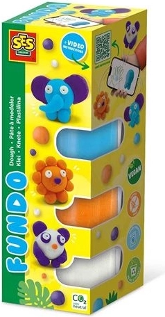 SES Creative FunDo pâte à modeler – animaux sauvages