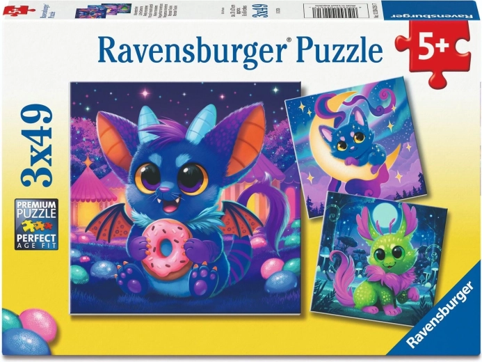 Puzzle Ravensburger La Petite Sorcière 3×49 pièces