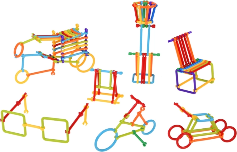Constructions plates et en volume