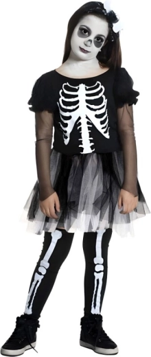 Robe stylée avec imprimé squelette