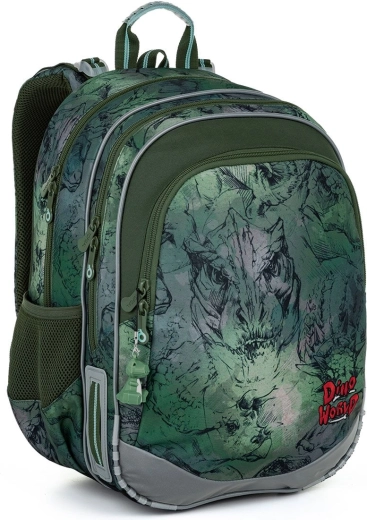 Sac à dos scolaire Topgal avec motif dinosaure