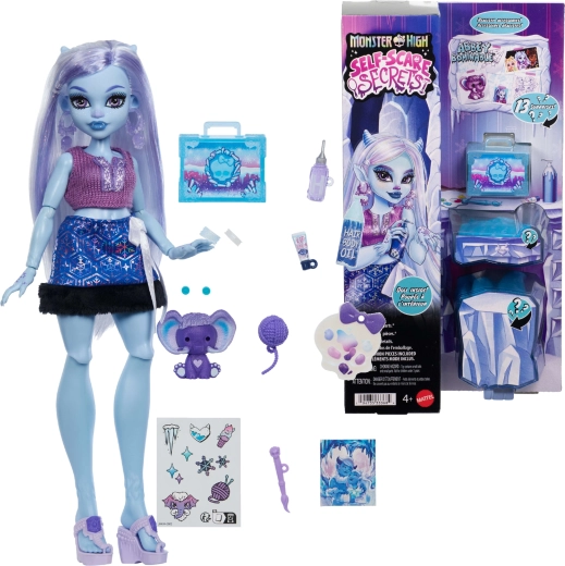 Poupée Monster High Abbey Bominable avec accessoires Self-Care