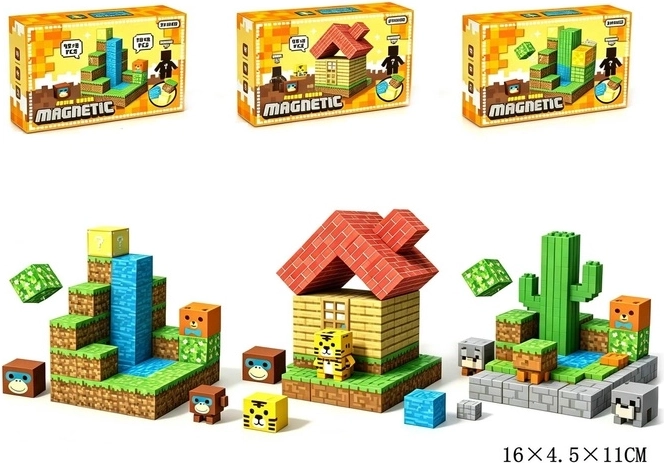 Jeu de construction magnétique