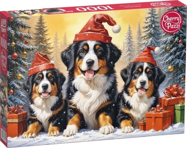 Cherry Pazzi puzzle chiots en vacances 1000 pièces