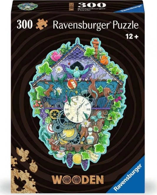 Puzzle en bois contour Horloge à coucou 300 pièces Ravensburger