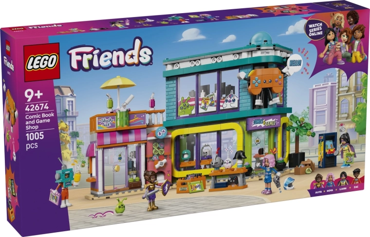 LEGO Friends – Boutique de comics et de jeux