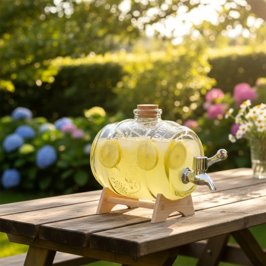 Bouchon en liège et robinet étanche