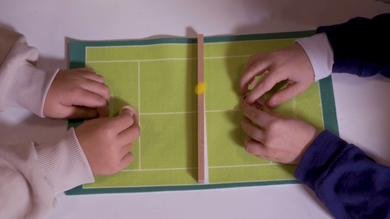Un jeu de tennis rapide pour toute la famille