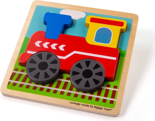 Puzzle encastrable train de Bigjigs Toys
