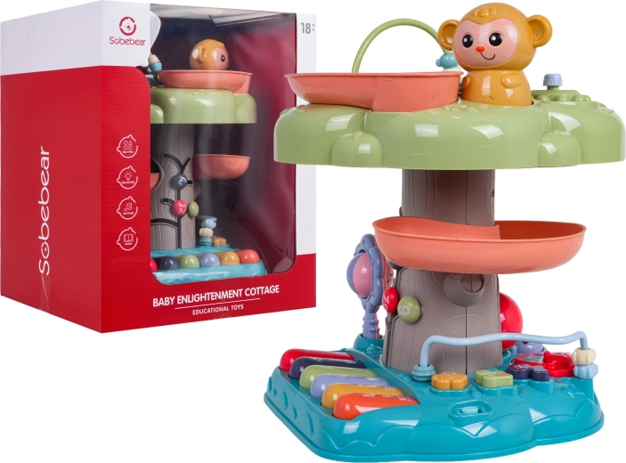 Arbre interactif pour tout-petits avec lumières et sons